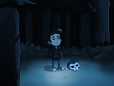Lost In The Woods gravity falls illustration into the wild storytelling