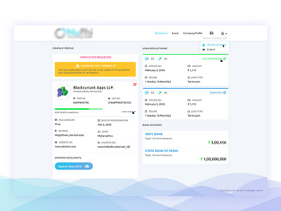 Finance Portal Dashboard