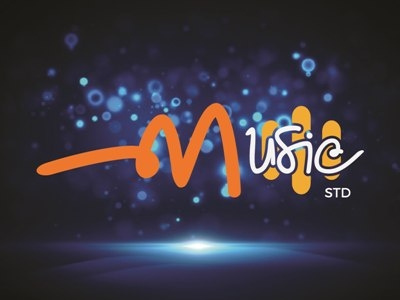 Music Studio brand creative design graphicdesign lettering logo music studio vector