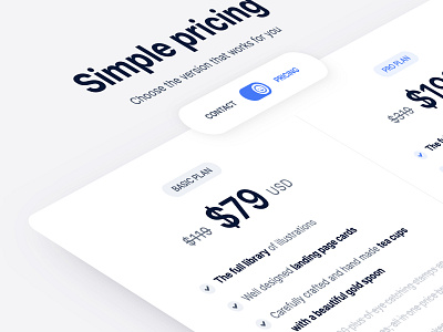 Pricing table