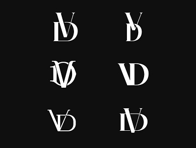 VD exploration black design logo logotype mark monogram symbol vd