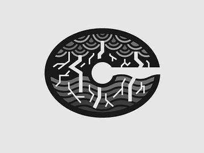 C 36dayoftype black c catatumbo design geometric illustration logo monogram symbol venezuela