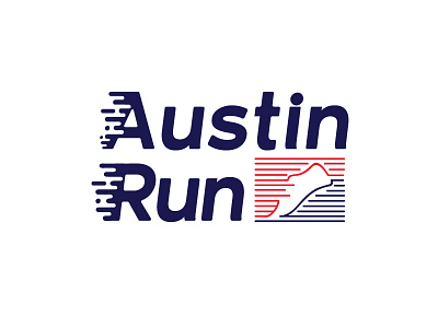 Austin Run Logo Concept logo design thirty logos