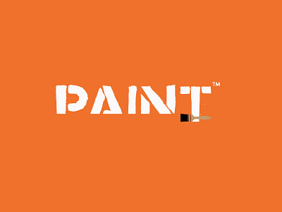 Paint Logo Concept branding logo design thirty logos