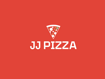 JJ Pizza Logo Concept branding logo design thirty logos