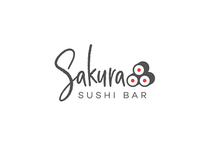 Sakura Logo Concept branding logo design thirty logos