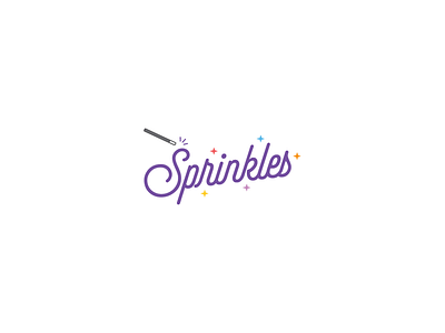 Sprinkles Logo Concept branding graphic design illustration logo design thirty logos