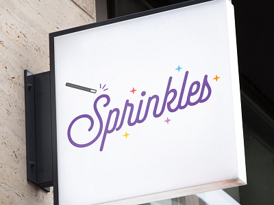 Sprinkles Logo Concept Mockup branding logo design thirty logos