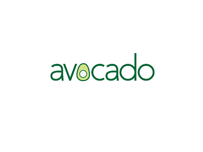 Avocado Logo Concept Plain branding graphic design illustration logo design thirty logos