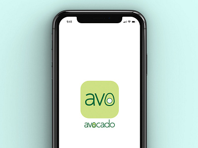 Avocado Logo Concept Mockup