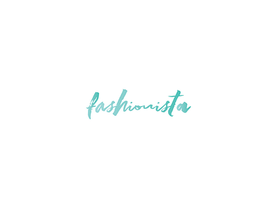 Fashionista Logo Concept branding graphic design logo design thirty logos
