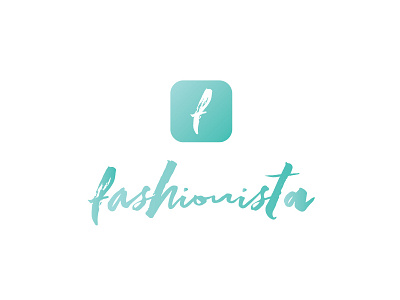 Fashionista Logo Concept app icon branding logo design thirty logos