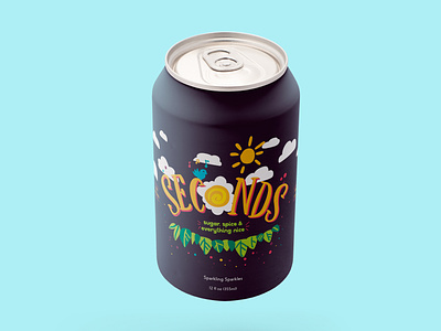 Seconds - sugar, spice and everything nice branding design graphic design illustration packagedesign