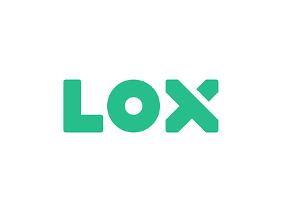 LOX 2d branding design logotype type vector