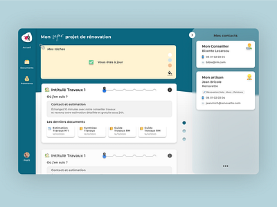 Renovation Project Management Dashboard