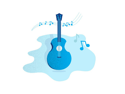 Music guitar illustration music