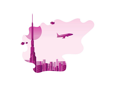 Dubai dubai illustration minimal