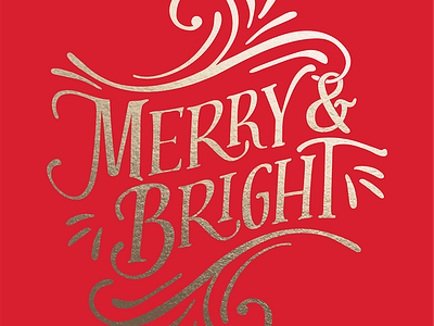 Festive Holiday Type christmas flourish holidays swash type typography