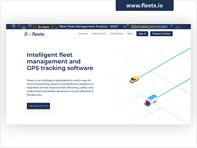 Fleetx.io - Fleet Management Platform animation dailyshot design product design ux design visual design