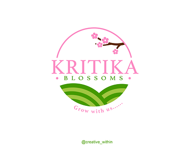 Logo Design: Kritika Blossoms