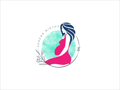 Logo Design | Serene Births adobe illustrator brand branding graphic design illustration illustrator logo logo design logo identity vector