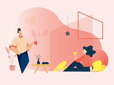 Illustrations: Co-working Space