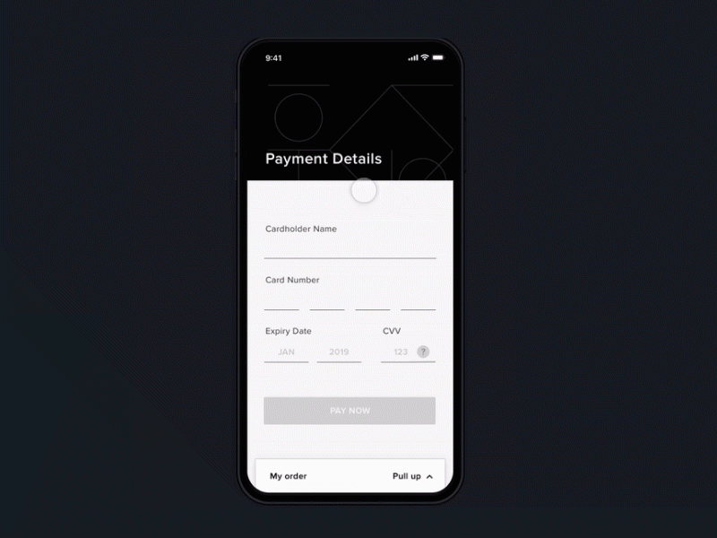 DailyUI 002 Payment dailyui payment