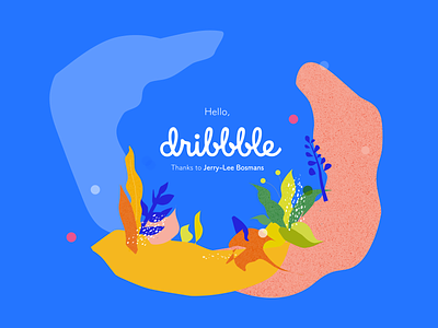 Hello dribbblers! hello dribble illustration