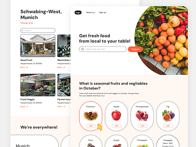 Local Grocery Shopping Website grocery shopping uidesign uxdesign web webdesign website