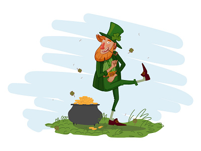 St. Patrick's Day art artwork character characters creativeagency illustration inovit patrick patricks day