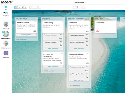 InCore® - Inbound marketing automation tool desktop design digital design ui web webdesign