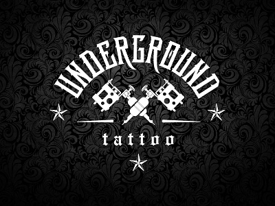 Underground Tattoo branding graphic design illustration logo design vector