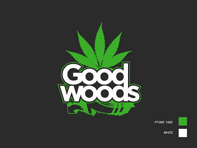 Good Woods Cannabis branding graphic design illustration logo design vector