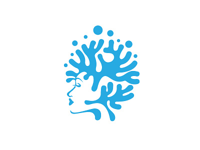 Coral Head Divers flat graphic design illustration logo logo design vector