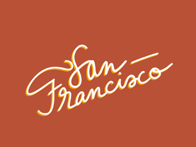 san francisco lettering design dribbbleweeklywarmup font font design illustration lettering lettering art procreate sanfrancisco