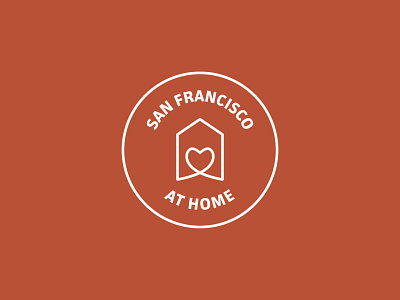 san francisco at home design dribbbleweeklywarmup font illustration illustrator logo sanfrancisco stayhome