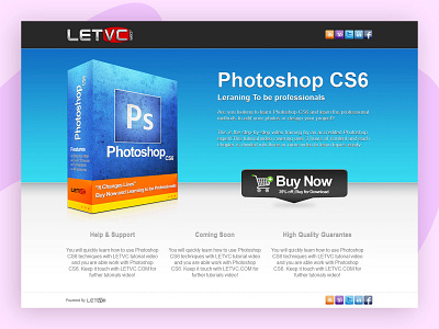 LETVC landing page (Photoshop) frontend landing page old project photoshop web web design