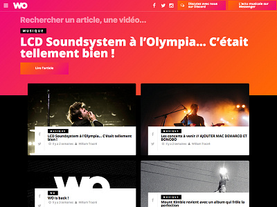 WO blog journal media music news wo