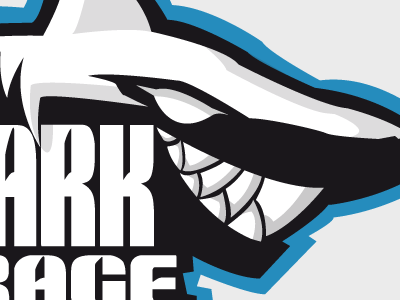 SharkRage esport gaming logo rage requin shark
