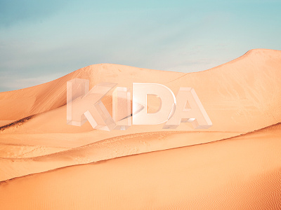 Desert 3d composing photo