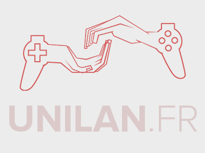 Unilan.fr second shot gaming logo vectoriel