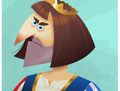 Royal affinity designer cartoon character illustration vector