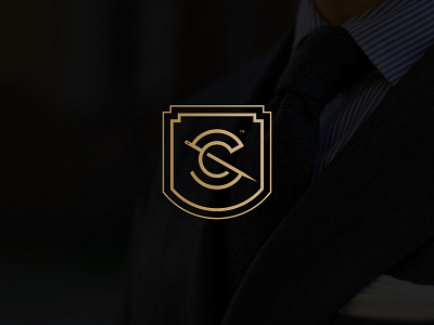 Collar & Cuff Brand Mark brand brand design branding design elegant gentlemen gold logo man mark suits symbol typography vector