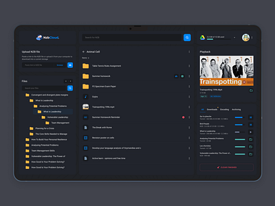 NZB Cloud - Dark Mode