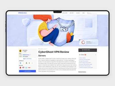 VPN Service - Article page