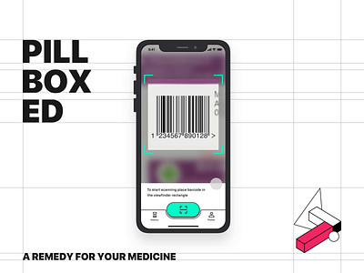 PillBoxed - Blockchain medicine app animation app app animation block chain blockchain blockchaintechnology brutal brutalism brutalist colors inteface interaction interaction design ios minimal app minimalism mobile typography ui ux