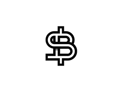 Bitcoins To Dollars bitcoin dollars logo logo design monogram