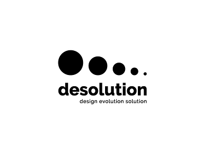 Desolution darwin desolution evolution logo rebrand solution