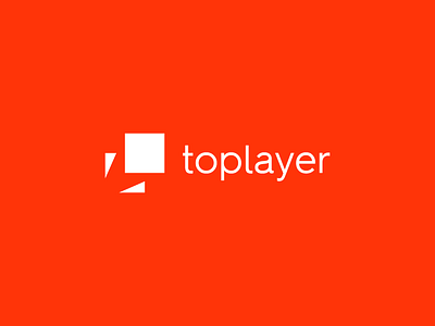 TopLayer design layer logo orange top