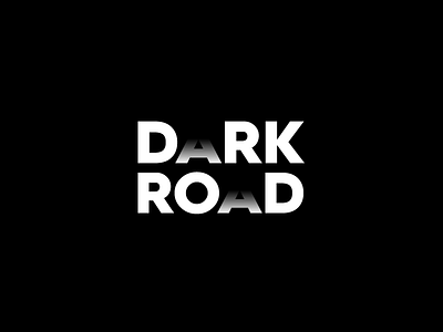 Dark Road concept dark dark road logo road